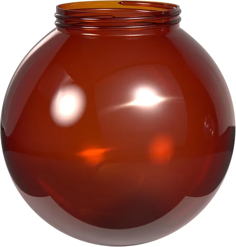 Vista 28 de KASTLITE Cubierta de bombilla de globo de 6 pulgadas con cuello roscado de 3.25 pulgadas, repuesto de plástico acrílico para pantallas de techo
