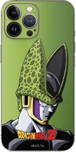 Vista 13 de Skinit Calcomanía para teléfono compatible con iPhone 14 Pro Max, diseño oficial de Dragon Ball Z Red Ribbon Army