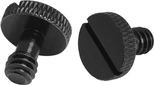 Vista 4 de Tornillo de cámara LUORNG 4PCS 1/4 Tornillo ranurado para cámara Ttrípode Placa de liberación rápida