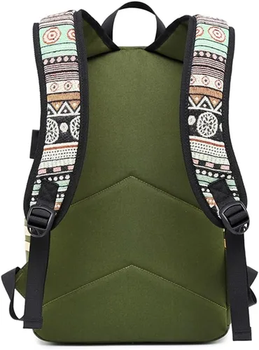 Vista 5 de Mochilas ligeras para niños, mochila escolar de lona, pequeñas mochilas de viaje para mujeres, niñas, niños, mochila para niños pequeños
