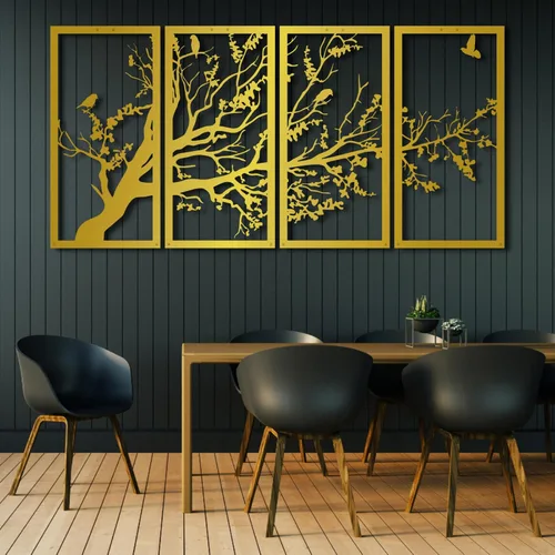 Vista 5 de Decoración de pared de metal, arte de pared del árbol de la vida, arte de pared de árbol de metal, letrero de árbol, decoración de pared de metal