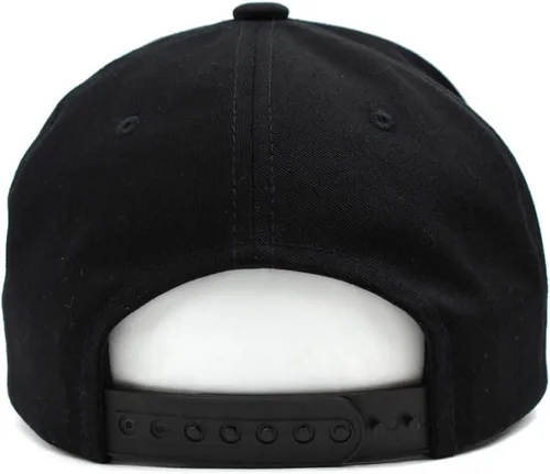 Vista 3 de Flipper Gorra de béisbol de 5 paneles con logotipo minimalista de Nueva York, gorra de algodón ajustable para hombres y mujeres, Blanco