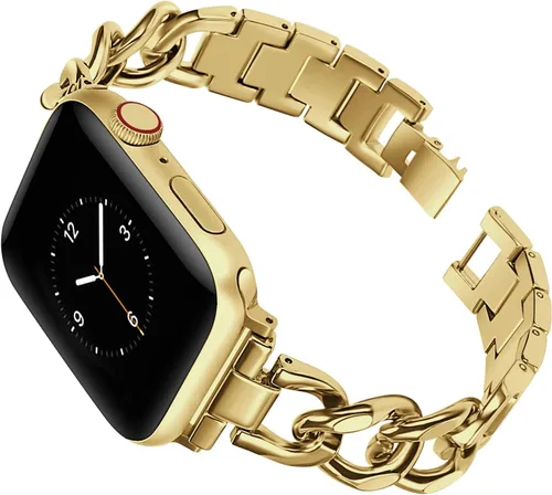 Vista 7 de Compatible con Apple Watch Band para mujer y hombre de 1.614 in 1.575 in 1.496 in 1.732 in 1.772 in 1.654 in Ultra 1.929 in, pulsera de acero
