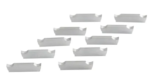 Vista 9 de Insertos de carburo Accusize, MGGN200-LH, corte de aluminio, 2403-4023x10 Inserto de corte de doble extremo, 10 unids/caja, para MGEHR04-2