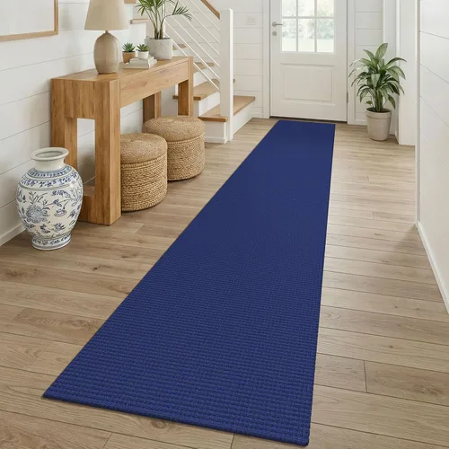 Vista 114 de KOZYFLY - Tapete para puerta de interior, lavable, pequeña, antideslizante, con respaldo de goma, felpudo de algodón para el hogar, color negro