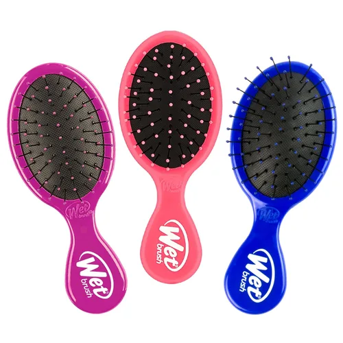 Vista 19 de Wet Brush - Cepillo desenredante Squirt, exclusivo de Amazon color aguamarina, mini desenredante, cerdas IntelliFlex ultrasuaves sin enredos