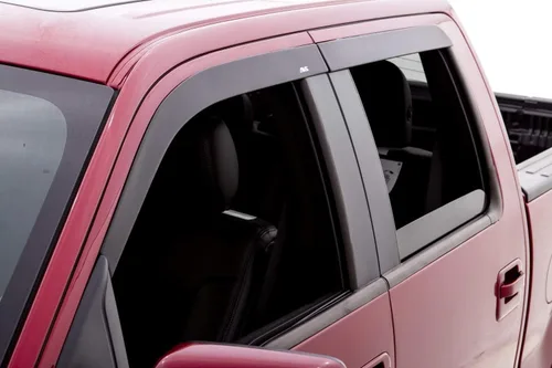 Vista 8 de Auto Ventshade [AVS] Protectores de lluvia de perfil bajo para Ford F-150 2015 - 2025 (17-25 Raptor; 22-25 Lightning) 2017-2025 F-250/F-350/F-450