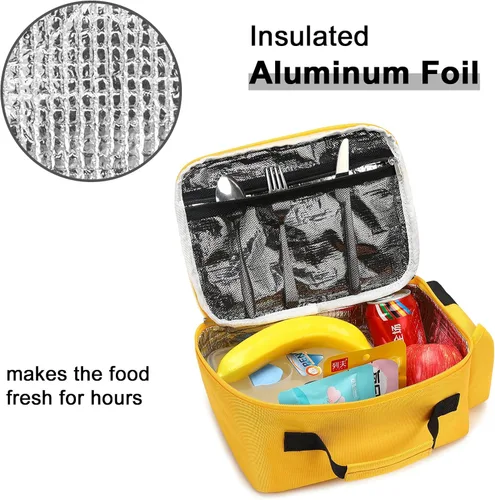 Vista 5 de Mochila para niños pequeños, preescolar, autobús, bolsa de libros 3D para jardín de infantes con lonchera aislante