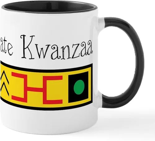 Vista 17 de CafePress Celebrate Kwanzaa - Taza de café de cerámica de 11 oz (11.0 fl oz)