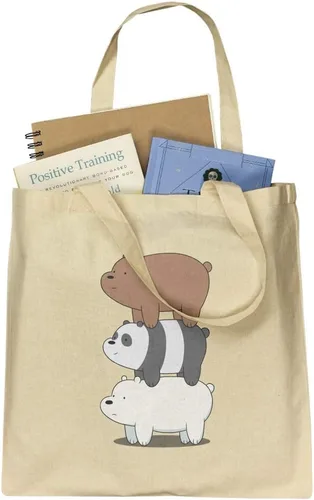 Vista 3 de We Bare Bears Bear Stack - Bolsa de viaje reutilizable, Multi, Casual
