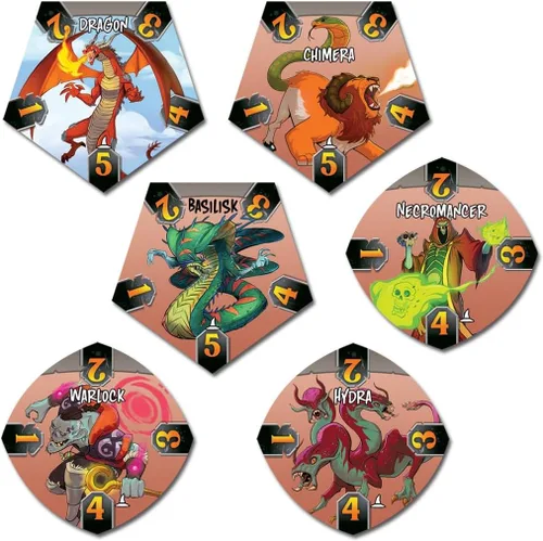 Vista 6 de The Wizard's Tower Castle Panic Expansion Juego de mesa para adultos y familia. Juego de mesa cooperativo. A partir de 8 años. Para 1 a 6 jugadores