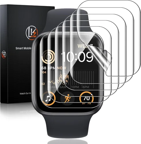 Vista 9 de LK Pack de 3 para Apple Watch Ultra 3 Protector de Pantalla 49mm [Cero-Falla] HD Top 9H Vidrio Templado Apple Watch Ultra / Ultra 2 Protector
