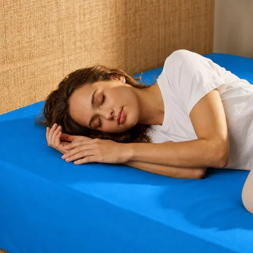 Vista 99 de Sábana bajera ajustable de lujo suave de 600 hilos, 100% algodón egipcio, sábana bajera ajustable individual con elástico alrededor, se adapta a