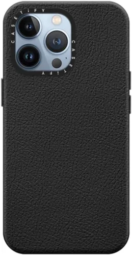 Vista 3 de CASETiFY - Funda para iPhone 13 Pro, compatible con MagSafe Texturizado Protección contra caídas de 4.9 pies Negro azabache