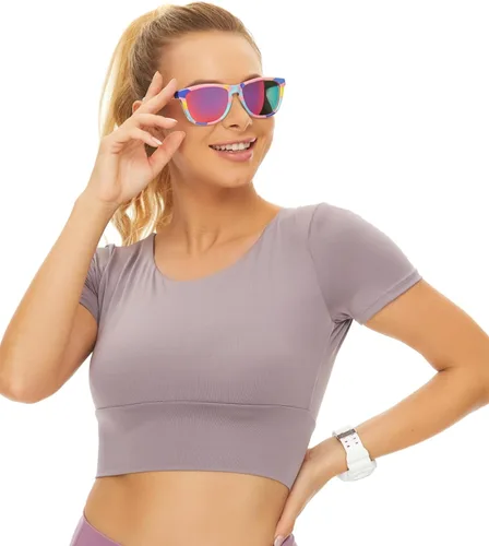 Vista 8 de EPHIU Lentes de sol polarizados para hombres y mujeres, lentes de espejo unisex para correr, senderismo, ciclismo, sin rebote, sin deslizamiento