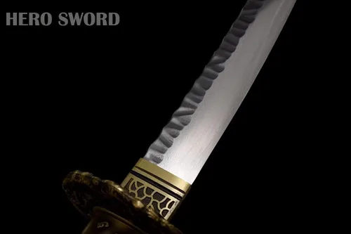 Vista 6 de Hecho a mano Damasco Acero Martillo Patrón Hoja Tanto Sharp Samurai Japonés Espada Corta Dragón Cuchillo Arma Real