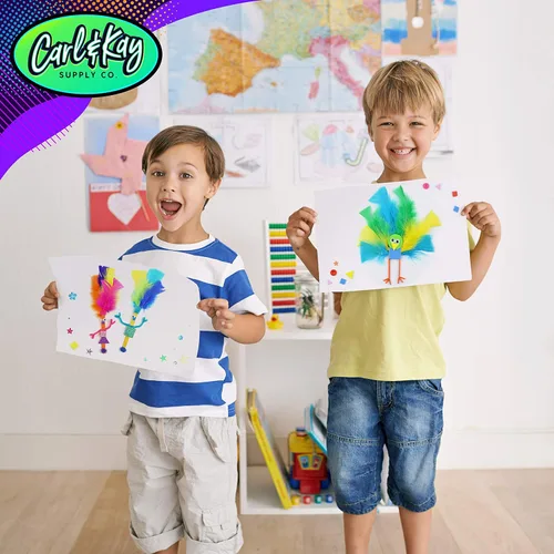 Vista 6 de Kit de suministros de artes y manualidades para niños, niños y niñas de 4, 5, 6, 7, 8 años, materiales de actividades para niños pequeños, ideal