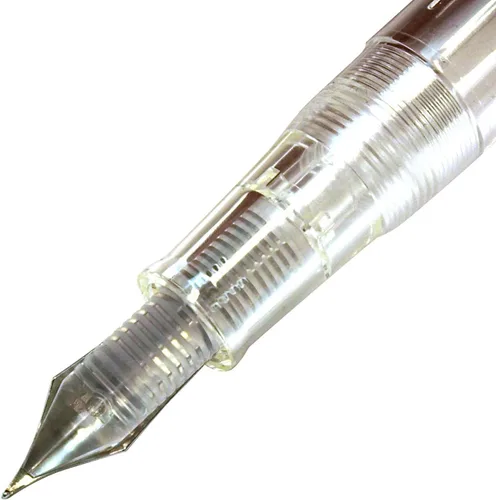 Vista 3 de Sailor Junior Skeleton Demonstrator Nickle Chrome Platedmf pluma
