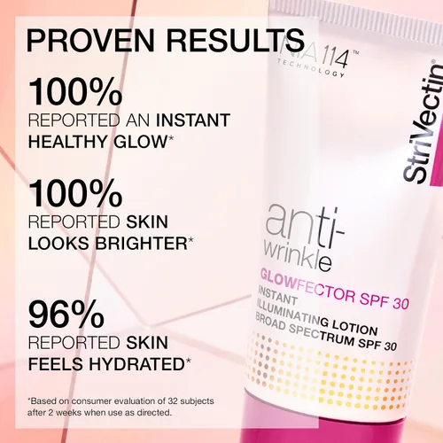 Vista 2 de StriVectin Loción iluminadora instantánea GlowFector SPF 30, 1 oz Amplio espectro, aumenta la luminosidad de la piel