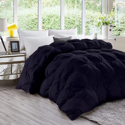 Vista 5 de Premium Collection - Edredón alternativo de diamante de 1600 hilos, tamaño individual XL, 68 x 92 pulgadas, 1 pieza para todas las estaciones