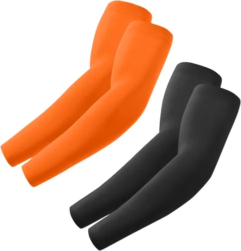 Vista 43 de ROXUN Mangas de brazo, compresión deportiva de protección solar UV refrescante para hombres/mujeres