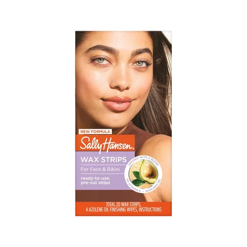 Vista 10 de Sally Hansen Kit de cera sin tirantes para cara, cejas y labios Cera Mircrowavable, kit de depilación en casa, rápido y fácil