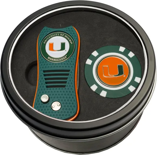Vista 37 de Team Golf NCAA - Juego de regalo de lata unisex para adultos con herramienta Switchfix Divot y chip de golf