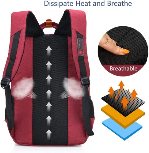 Vista 4 de HOPYOCK - Mochilas infantiles para niños, bolsas de libros de escuela primaria y media con múltiples bolsillos para niños con diseño reflectante