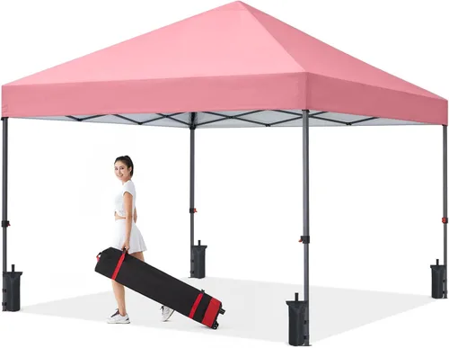 Vista 29 de COOSHADE - Tienda de campaña duradera y fácil de desplegar con bolsa enrollable, 8 x 8 pulgadas, gris