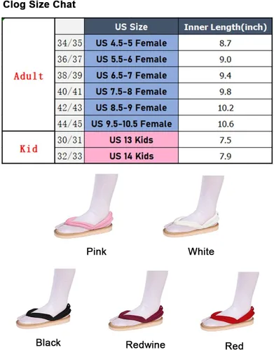 Vista 2 de Wolancy Zapatos tipo zueco para cosplay, disfraz de anime, pantuflas con calcetines