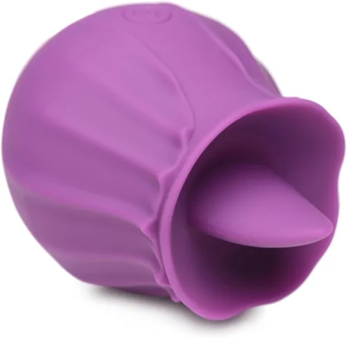 Vista 3 de Bloomgasm Wild Violet 10X - Estimulador de silicona para lamer clítoris