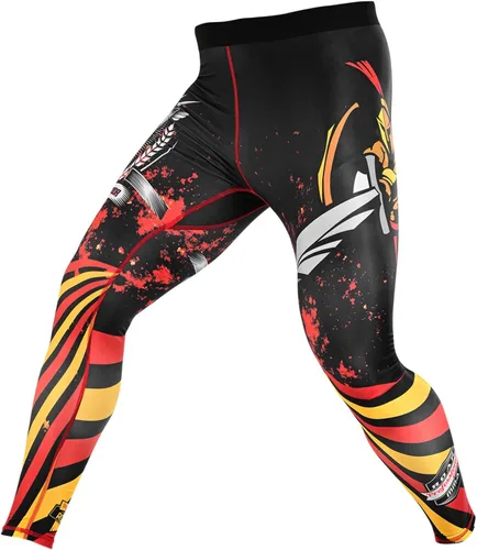 Vista 27 de Roar MMA - Pantalones de compresión para entrenamiento de gimnasio