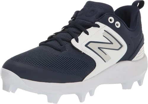 Vista 21 de New Balance Fresh Foam 3000 V7 - Zapatos de béisbol moldeados para hombre, color rojo mercurio/dorado, talla 6.5 M
