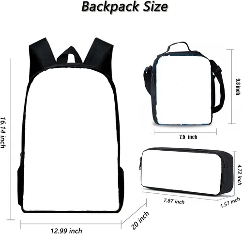 Vista 4 de Meiniyea Juego de mochila de 2 piezas para niños y niñas, G