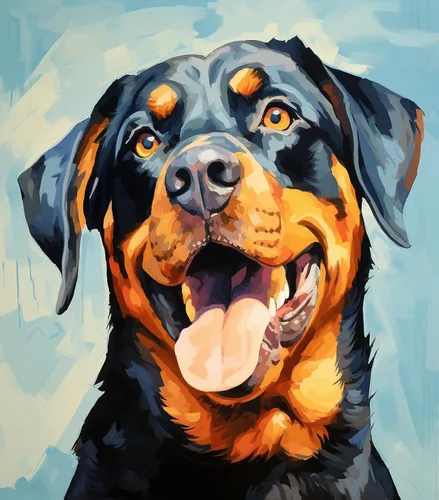 Vista 12 de ZMHZMY Rottweiler - Pintura por números para adultos, juego de pintura por números con pinceles profesionales, 15.7 x 19.7 pulgadas, sin marco