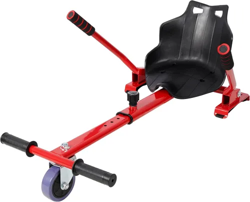 Vista 8 de Accesorio de asiento para aeropatineta de 6.5 a 10 pulgadas, kit de conversión de JULYFOX Buggy Go Kart, rueda giratoria, longitud ajustable