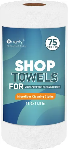 Vista 12 de Orighty Paño de limpieza de microfibra a granel, paquete de 50 toallas de tienda, trapos de limpieza reutilizables, toallas de microfibra sin pelusa