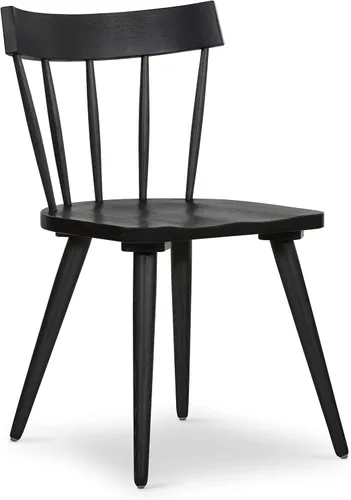 Vista 3 de POLY & BARK HAVA 300000 silla de comedor Negro