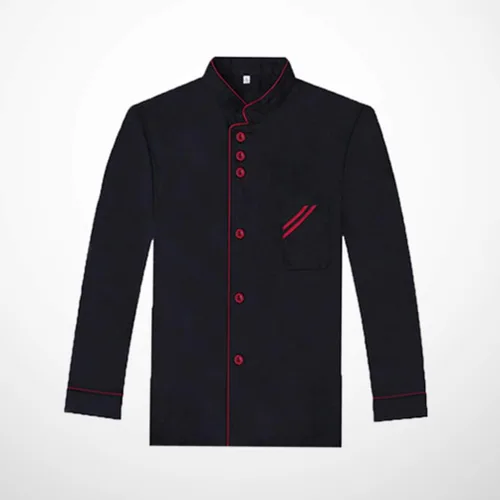 Vista 8 de Cabilock Chef Uniforms - Ropa de chef de manga larga para mujeres y hombres, abrigos de chef, chaqueta de chef con botones de algodón para el hogar