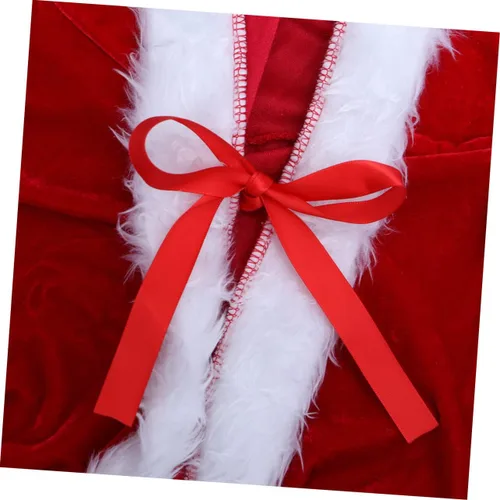 Vista 6 de BESTOYARD Roleplay Costume Mrs Claus Outfit Christmas Cloak Nativity Costumes for Kids Cosplay Cape Christmas Cape