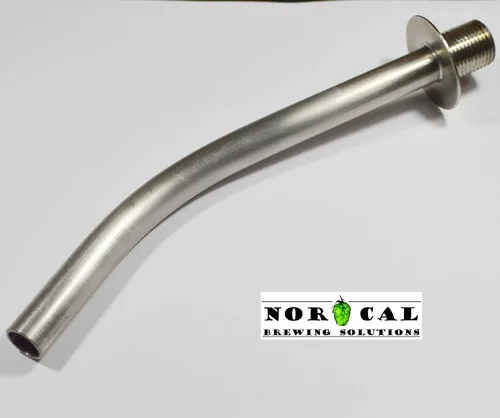 Vista 3 de Tubo de inmersión roscado NPT de 1/2" para fermentadores Speidel