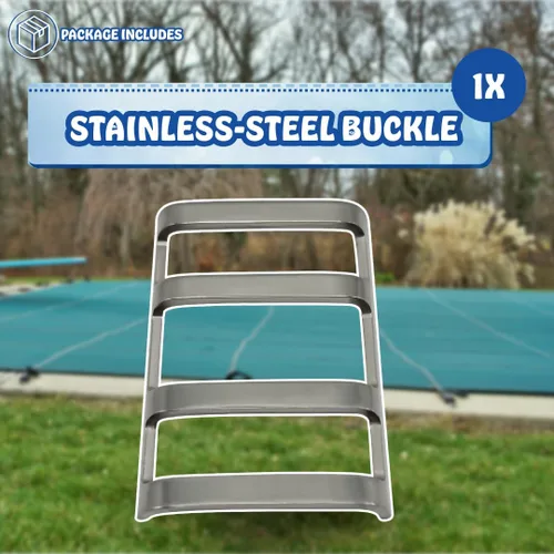 Vista 6 de PZ-Pool-Buckle-Master, Plateado, 2" x 1.25