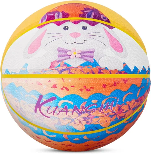 Vista 10 de Kuangmi Hip-hop Street Basketball, Standard Official Size 7 29.5", Indoor & Outdoor Street Basket Ball