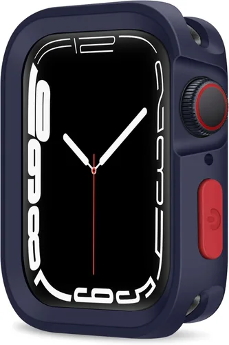 Vista 24 de Estuche Resistente Compatible con Apple Watch Case 41mm 40mm Series 9/8/7/6/5/4/SE3/2/1, Funda Protectora Amortiguadora de TPU Flexible y Suave