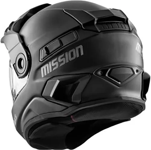 Vista 3 de CKX Mission AMS - Casco de nieve con escudo eléctrico (negro mate)