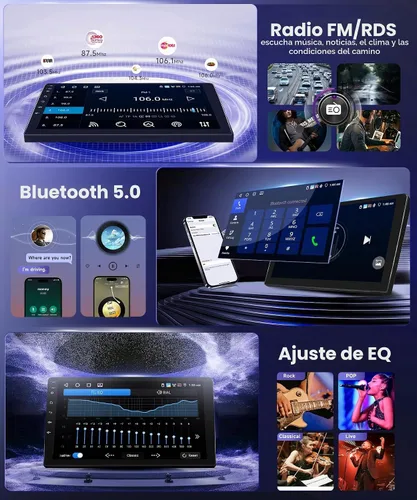 Vista 6 de MAHVEC 4G+64G Android 15 Radio de coche estéreo para Ford F150 2009-2014