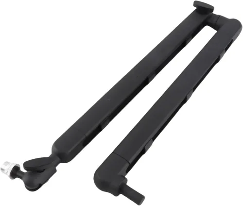 Vista 7 de Brazo de micrófono de perfil bajo, soporte de micrófono de metal ajustable con abrazadera de escritorio, articulación de 360° y gestión de cables