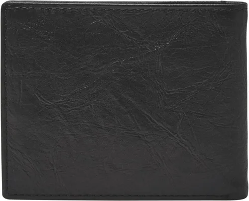 Vista 16 de Fossil Billetera plegable de cuero para hombre con ventana de identificación abatible para hombres