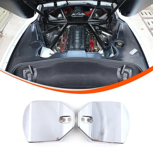 Vista 13 de Daeiclru Cubiertas de torre de puntal trasero compatibles con Chevrolet Corvette C8 2020-2023, cubierta de torre de ABS que absorbe los golpes