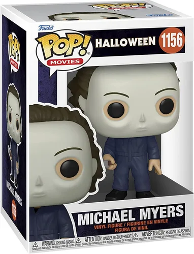Vista 3 de Funko POP Halloween – Michael Myers (New Pose) Pop! Figura de vinilo (paquete con funda protectora compatible con caja pop box), multicolor, 3.75